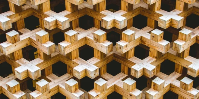 Free abstract wood pattern image